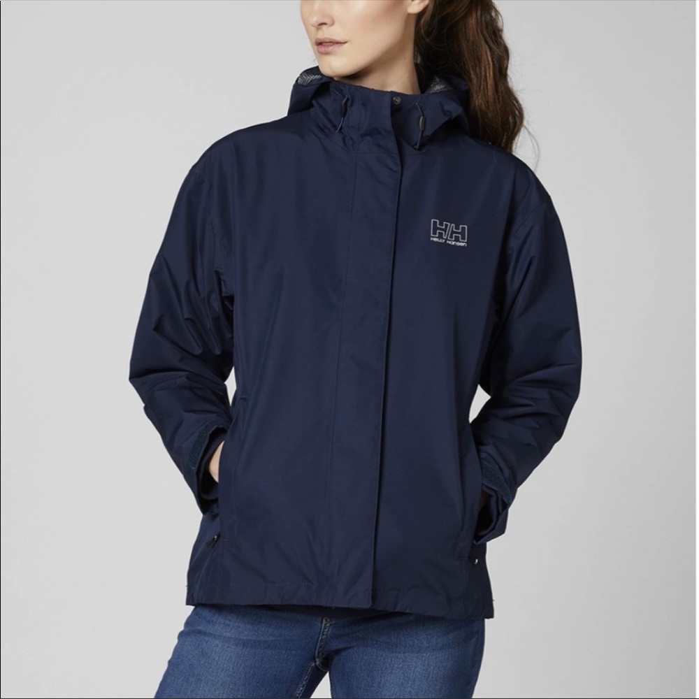 Helly Hansen Seven J Navy Waterproof Shell Jacket S
